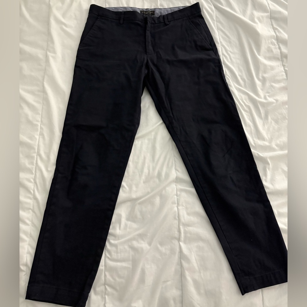 Banana Republic Men's Dark Navy Chinos Slim-fit 33x32